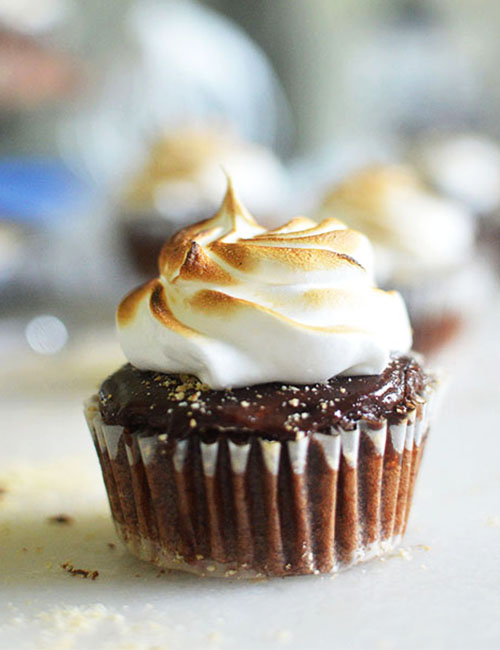 s'mores cupcakes