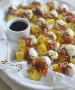hawaiian pineapple mini skewers