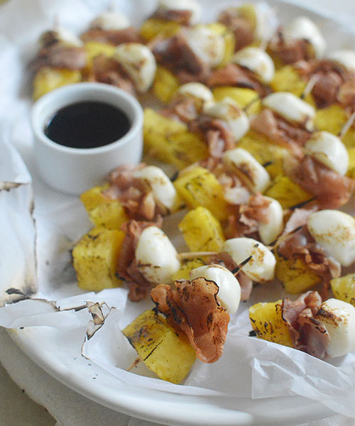 hawaiian pineapple mini skewers