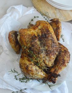 easy roasted chicken recipe