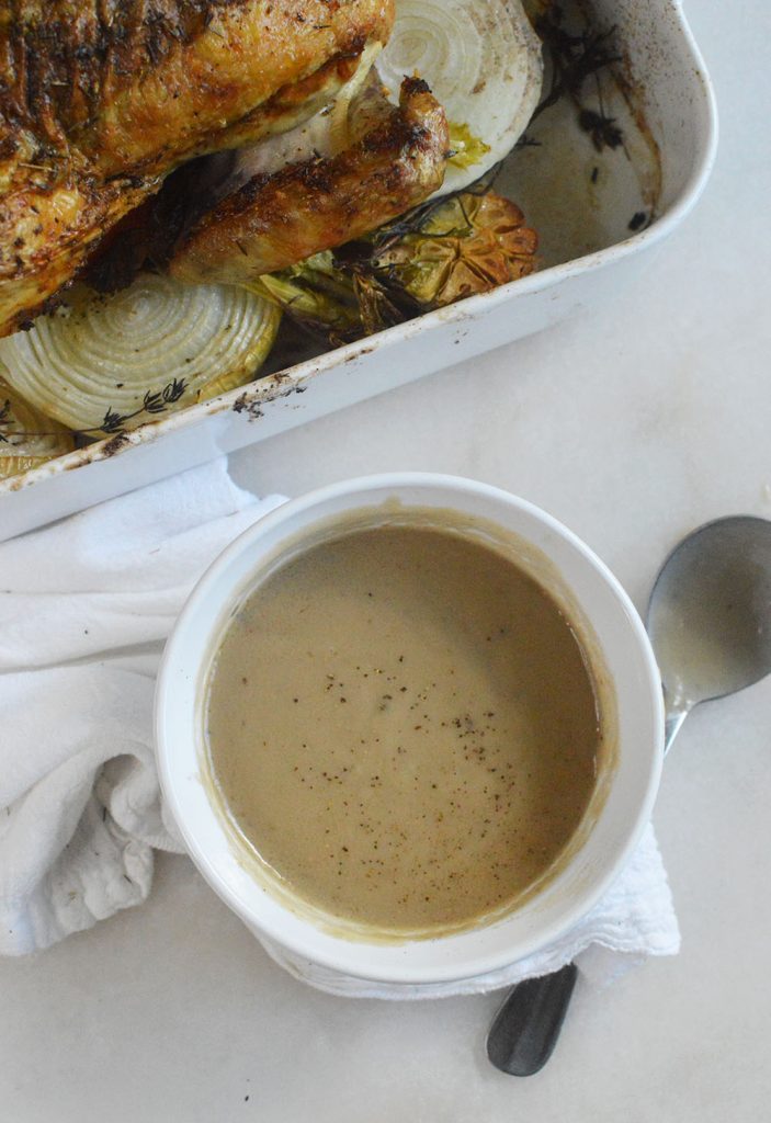 roasted chicken gravy recipe